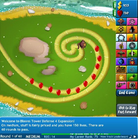 Online hra Bloons TD 4 Extended