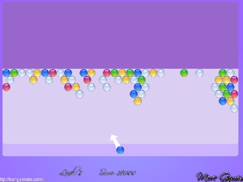 Online hra Bubble Shooter