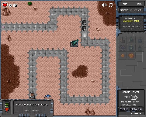 Online hra Mini Tower defence Online hra Mini Tower defence
