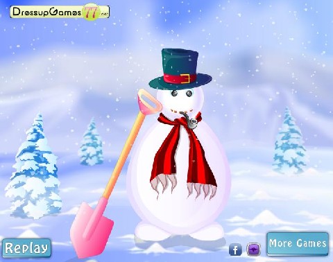 Online hra Sněhulák Online hra Sněhulák