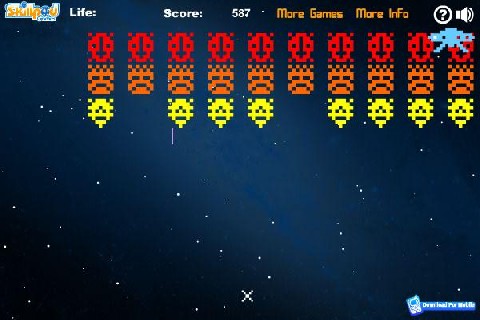 Online hra Space invaders Online hra Space invaders