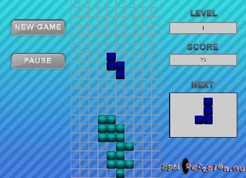 Online hra Tetris